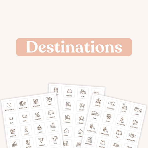 Tile Labels - Destinations Pack