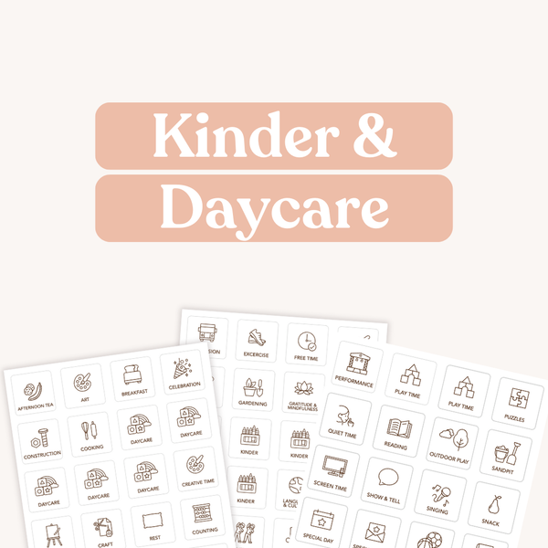 Tile Labels - Kinder & Daycare Pack