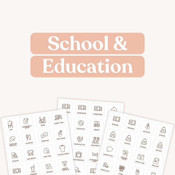 Tile Labels - School & Education Pack