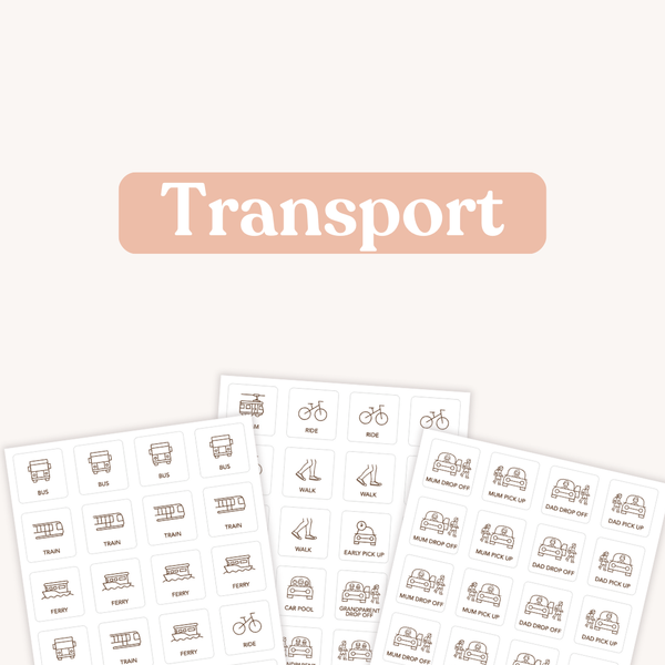 Tile Labels - Transport Pack